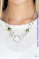 Lead Role - Green Necklace ~ Paparazzi