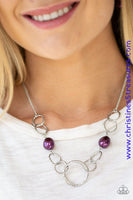 Lead Role - Purple Necklace ~ Paparazzi
