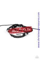 Let Faith Be Your Guide - Black Bracelet ~ Paparazzi