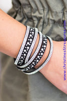 Limited Sparkle - Black Urban Snap Bracelet ~ Paparazzi