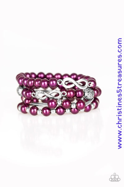 Limitless Luxury - Purple Bracelets ~ Paparazzi