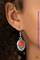 Looks Hues Talkin! - Orange Earrings ~ Paparazzi