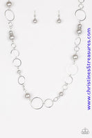 Lovely Lady Luck - Silver Necklace ~ Paparazzi