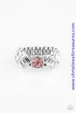 Luxury Loot - Pink Ring ~ Paparazzi