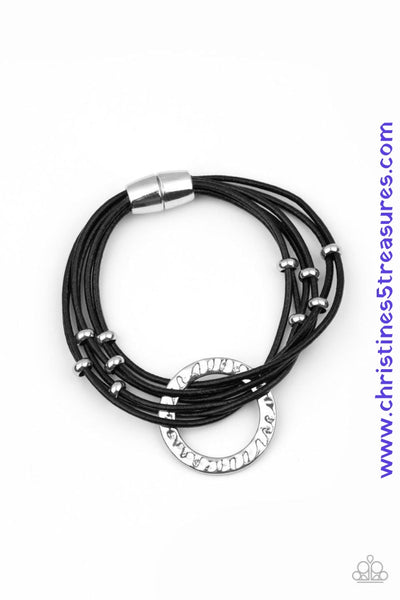Magnetic Muse - Black Bracelet ~ Paparazzi