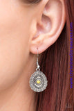 Magnificently Mayan - Yellow Earrings ~ Paparazzi