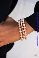 Magnificently Metro - Gold Bracelets ~ Paparazzi