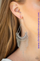 Making A Chainge - White Earrings ~ Paparazzi