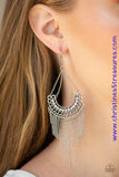 Making A Chainge - White Earrings ~ Paparazzi