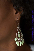 Malibu Sunset - Green Earrings ~ Paparazzi