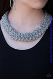 Mesmerizingly Mesopotamia - Silver Necklace ~ Paparazzi