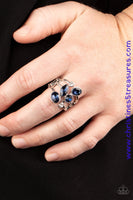 Metro Mingle - Blue Ring ~ Paparazzi