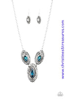 Metro Mystique - Blue Necklace ~ Paparazzi