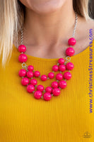 Miss Pop-You-Larity - Pink Necklace ~ Paparazzi