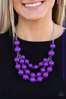 Miss Pop-You-Larity - Purple Necklace ~ Paparazzi