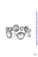 Mixed Up Metro - Silver Bracelet ~ Paparazzi Bracelets