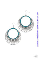 Mod Mood - Blue Earrings ~ Paparazzi