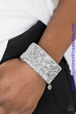 More Bang For Your Buck - Silver Snap Wrap ~ Paparazzi