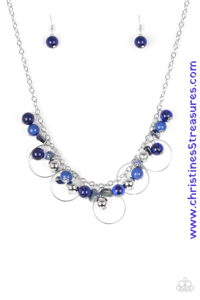 Mountain Mosaic - Blue Necklace ~ Paparazzi