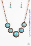 Mountain Roamer - Copper Necklace ~ Paparazzi