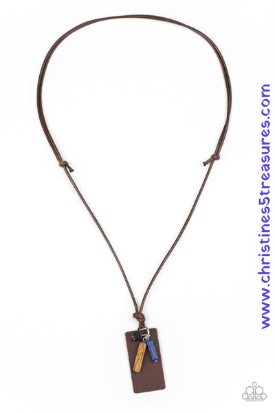 Mountain Scout - Brown Necklace ~ Paparazzi