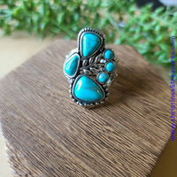 Mystical Mesa - Blue Ring ~ Paparazzi Rings