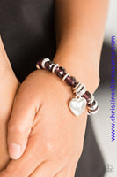 Need I Say Amour - Purple Bracelet ~ Paparazzi