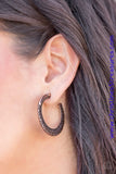 New Zealand Native - Copper Hoop Earrings ~ Paparazzi
