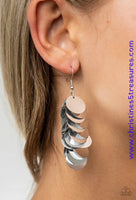 Now You Sequin It - Silver Earrings ~ Paparazzi Life Of The Party