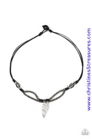 Off With His Arrowhead - Black Urban Necklace ~ Paparazzi