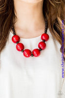 Oh My Miami - Red Necklace ~ Paparazzi