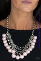 One-Way Wall Street - Pink Necklace ~ Paparazzi