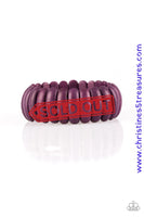 Peacefully Primal - Purple Bracelet ~ Paparazzi