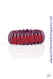 Peacefully Primal - Purple Bracelet ~ Paparazzi