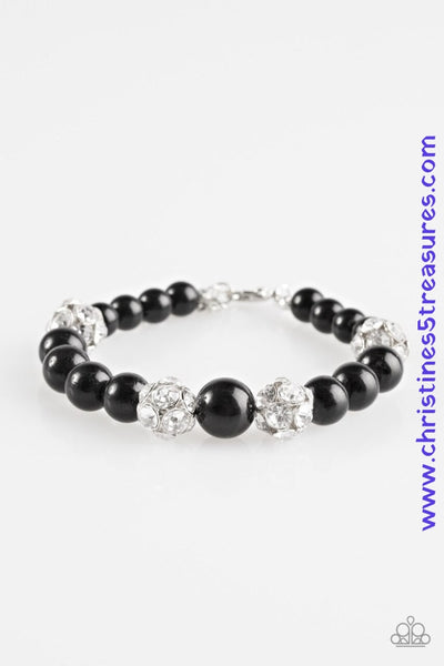 Pearls And Parlors - Black Bracelet ~ Paparazzi