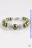 Pearls And Parlors - Green Bracelet ~ Paparazzi