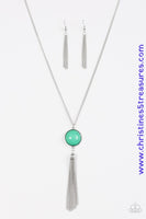 Pep In Your Step - Green Necklace ~ Paparazzi