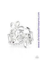 Perennial Pair - Silver Ring ~ Paparazzi Rings