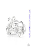 Perennial Pair - Silver Ring ~ Paparazzi Rings