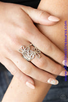 Perennial Pair - Silver Ring ~ Paparazzi Rings