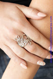 Perennial Pair - Silver Ring ~ Paparazzi Rings