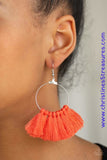 Peruvian Princess - Orange Earrings ~ Paparazzi