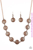 Pleasantly Prairie - Copper Necklace ~ Paparazzi