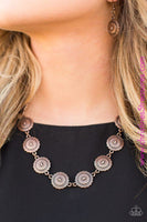 Pleasantly Prairie - Copper Necklace ~ Paparazzi