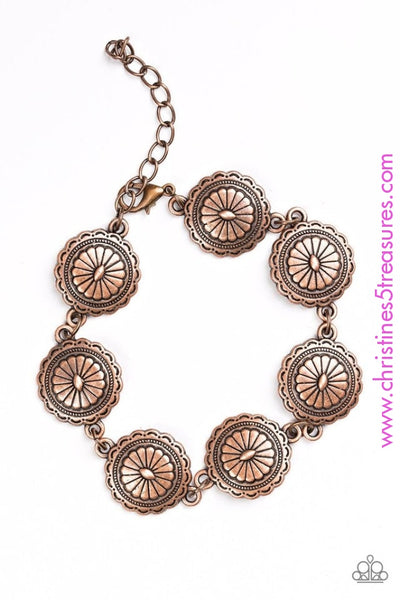 Prairie Posh - Copper Bracelet ~ Paparazzi Bracelets