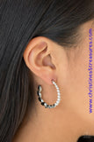 Prime Time Princess - Silver Earrings ~ Paparazzi