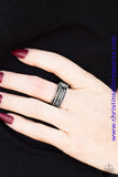 Professional Gleamer - Silver Ring ~ Paparazzi