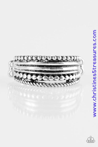 Professional Gleamer - Silver Ring ~ Paparazzi