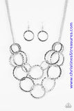 Radiant Ringmaster - Silver Necklace ~ Paparazzi