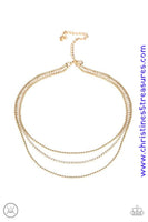 Retro Minimalism - Gold Necklace ~ Paparazzi